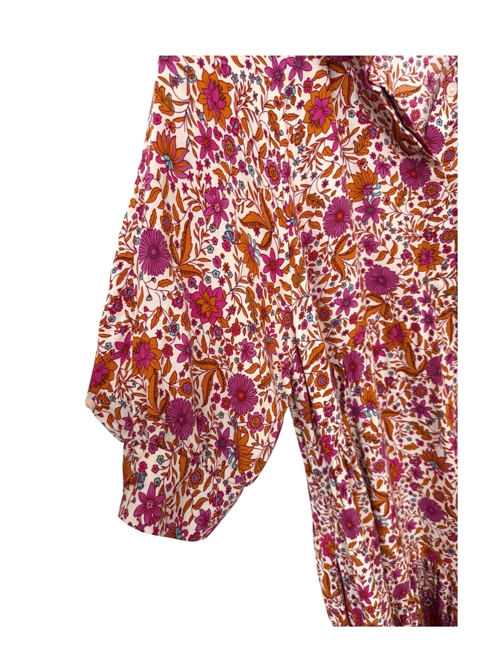 NATURAL LIFE | Becca Short Dress in Pink Floral, Size Large - Picture 7 of 12